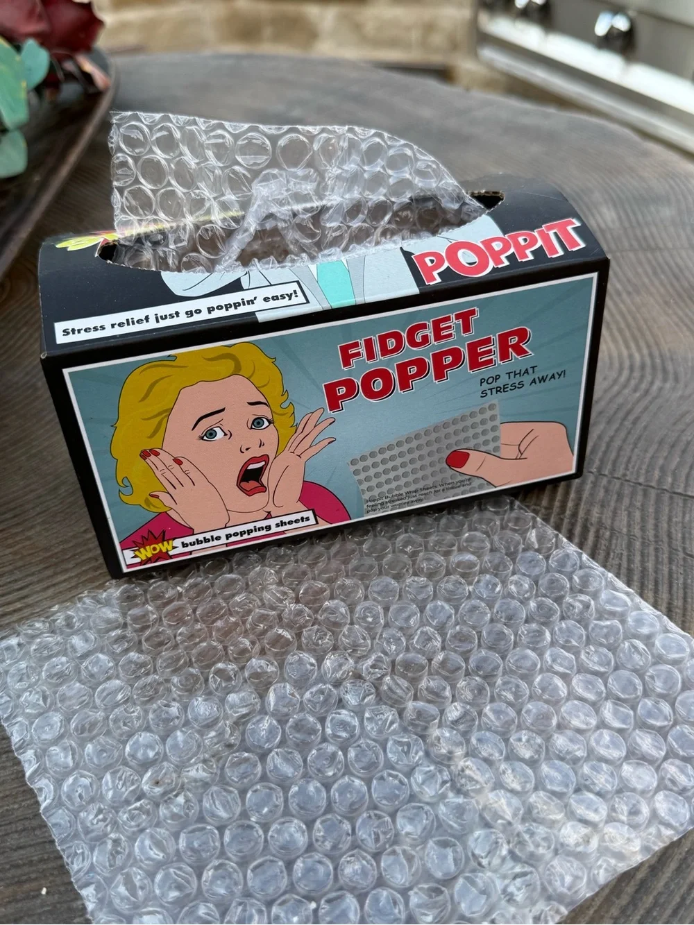 Poppit Bubble Wrap Sheet stress relief